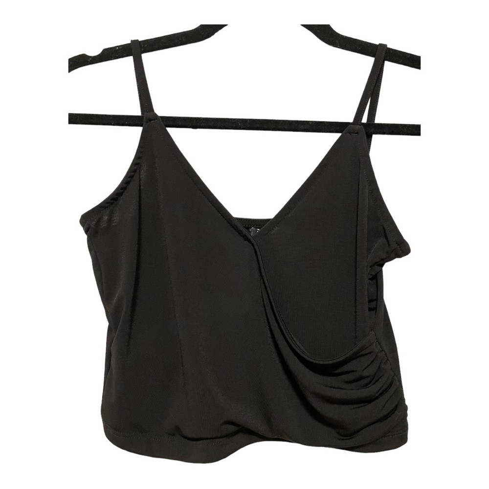 H&M Black Cropped Tank Top